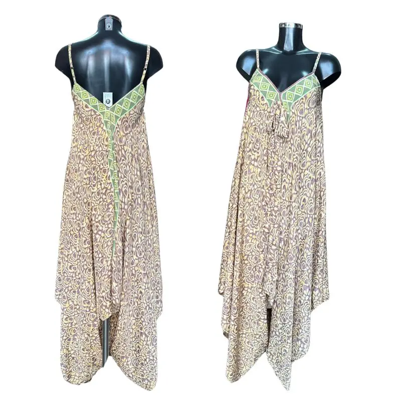 Adjustable Silk 2in1 Jumpsuit Leopard