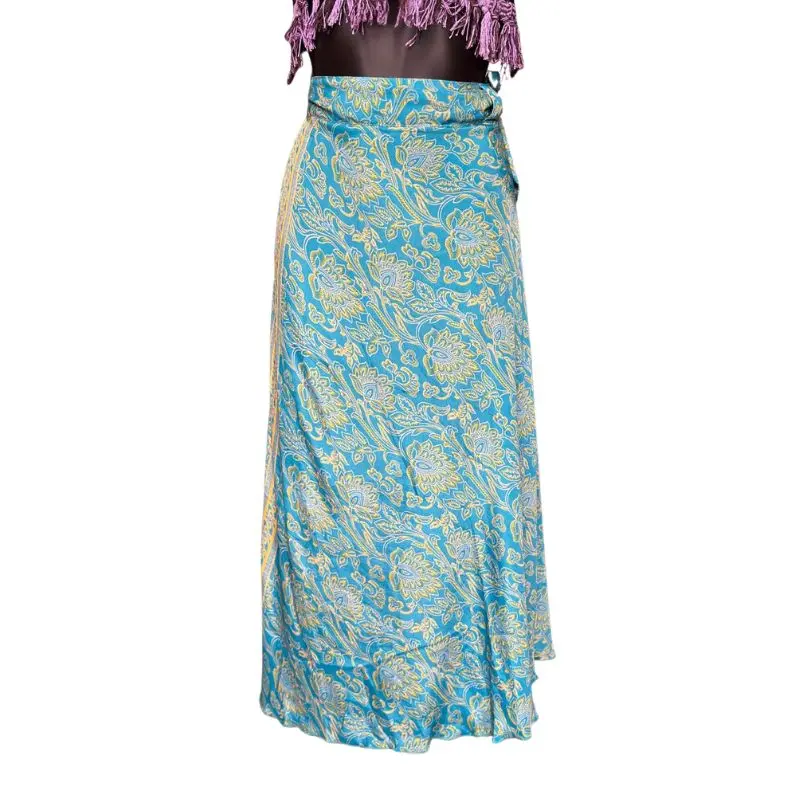 Multi-Use Silk Wrap Multi-color