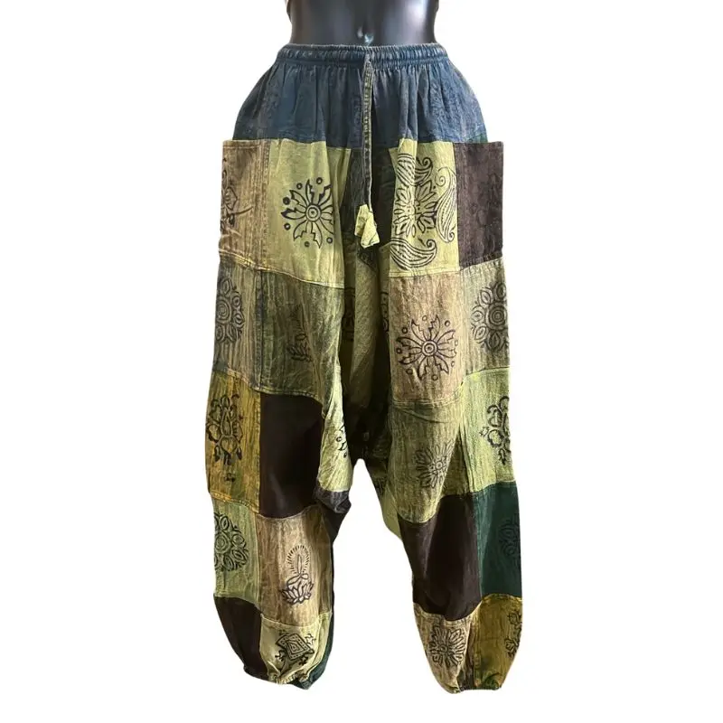 Aladdin Style Patchwork Trousers