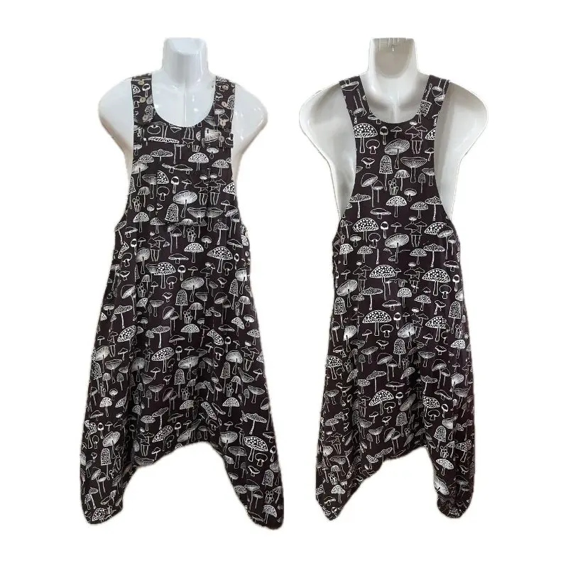 Cotton Aladdin Mushroom Dangri Chocolate